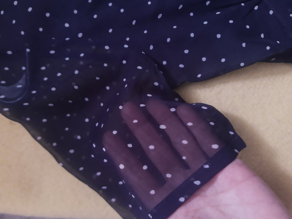 Black dress 🖤 white pokadot 🤍 - Picture 3 of 16